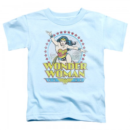 Wonder Woman Star Of Paradise Toddlers T-Shirt